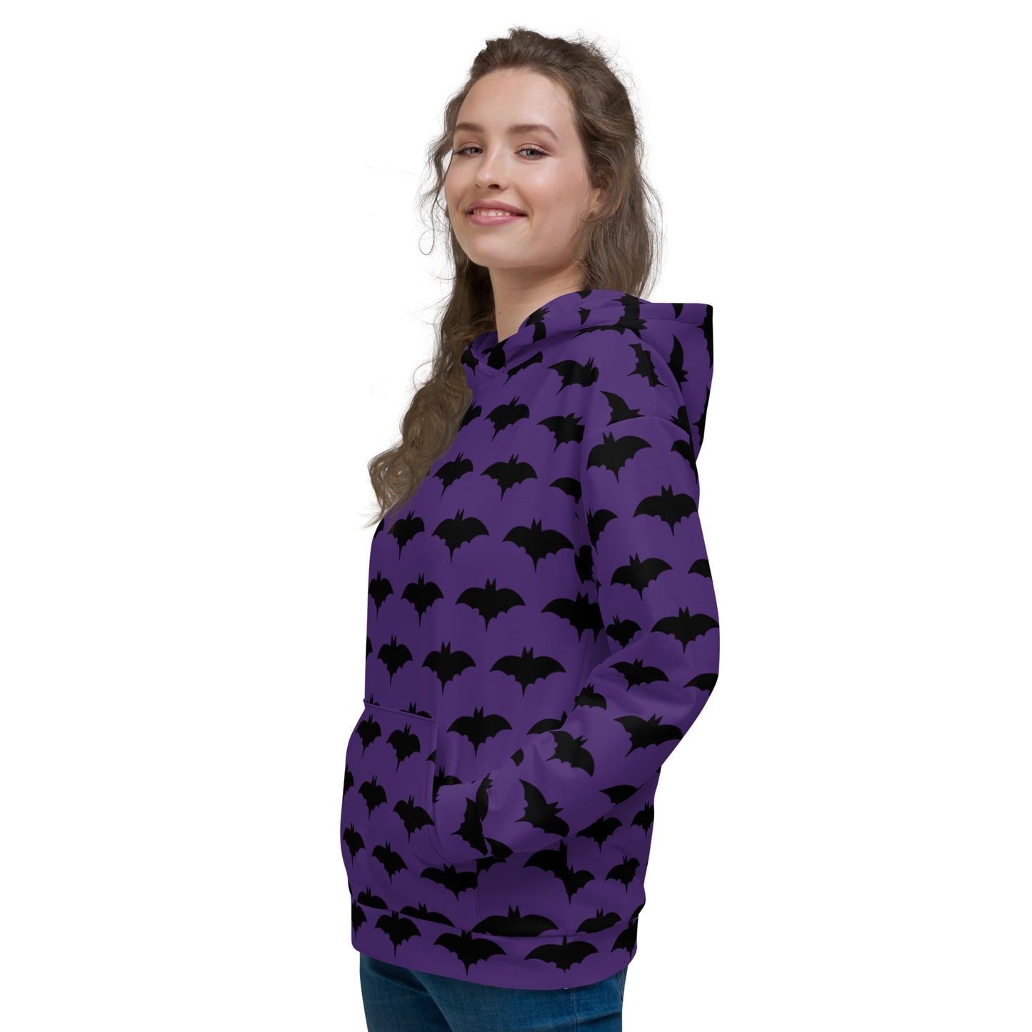 PURPLE BAT UNISEX HOODIE