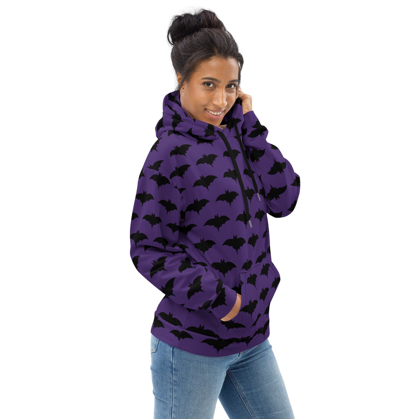 PURPLE BAT UNISEX HOODIE