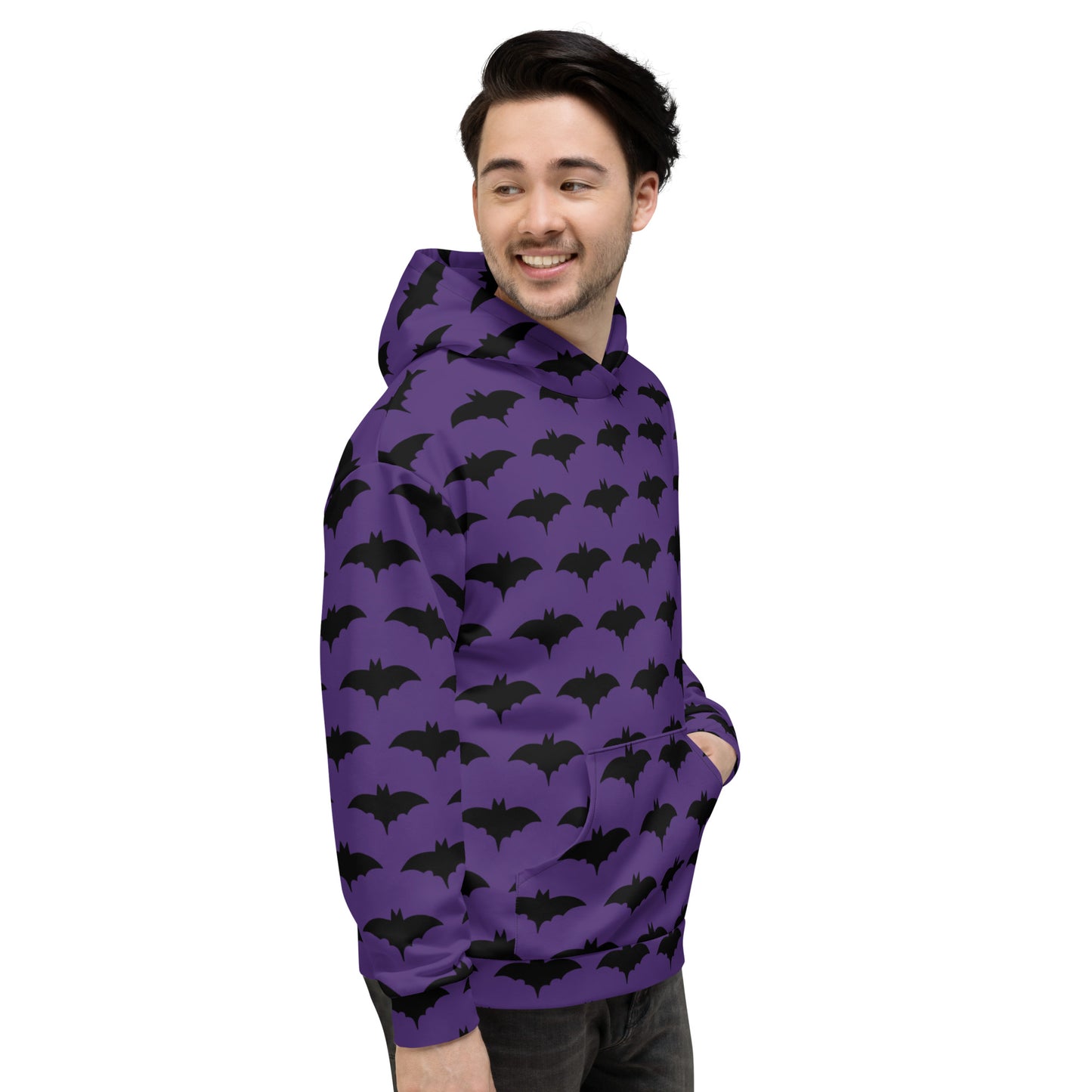 PURPLE BAT UNISEX HOODIE