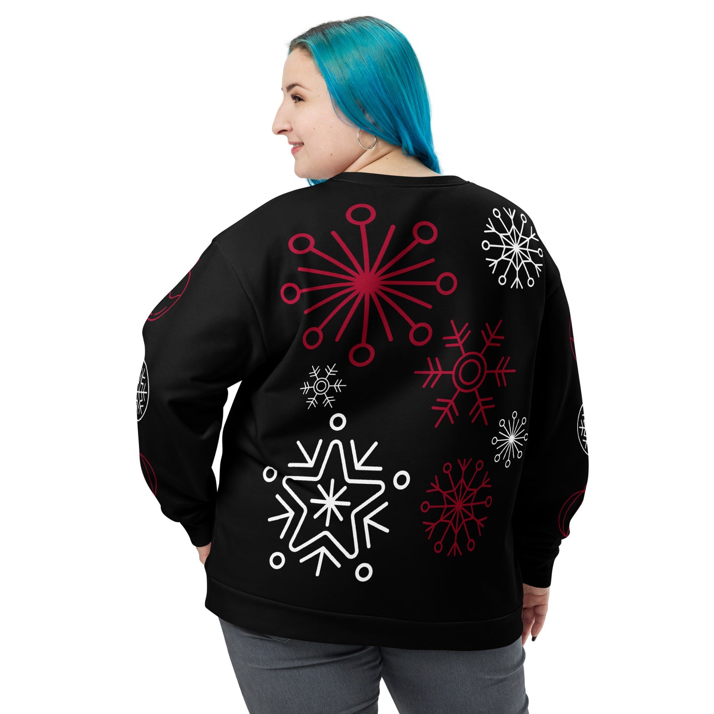 SANTA SKULL UGLY SWEATSHIRT