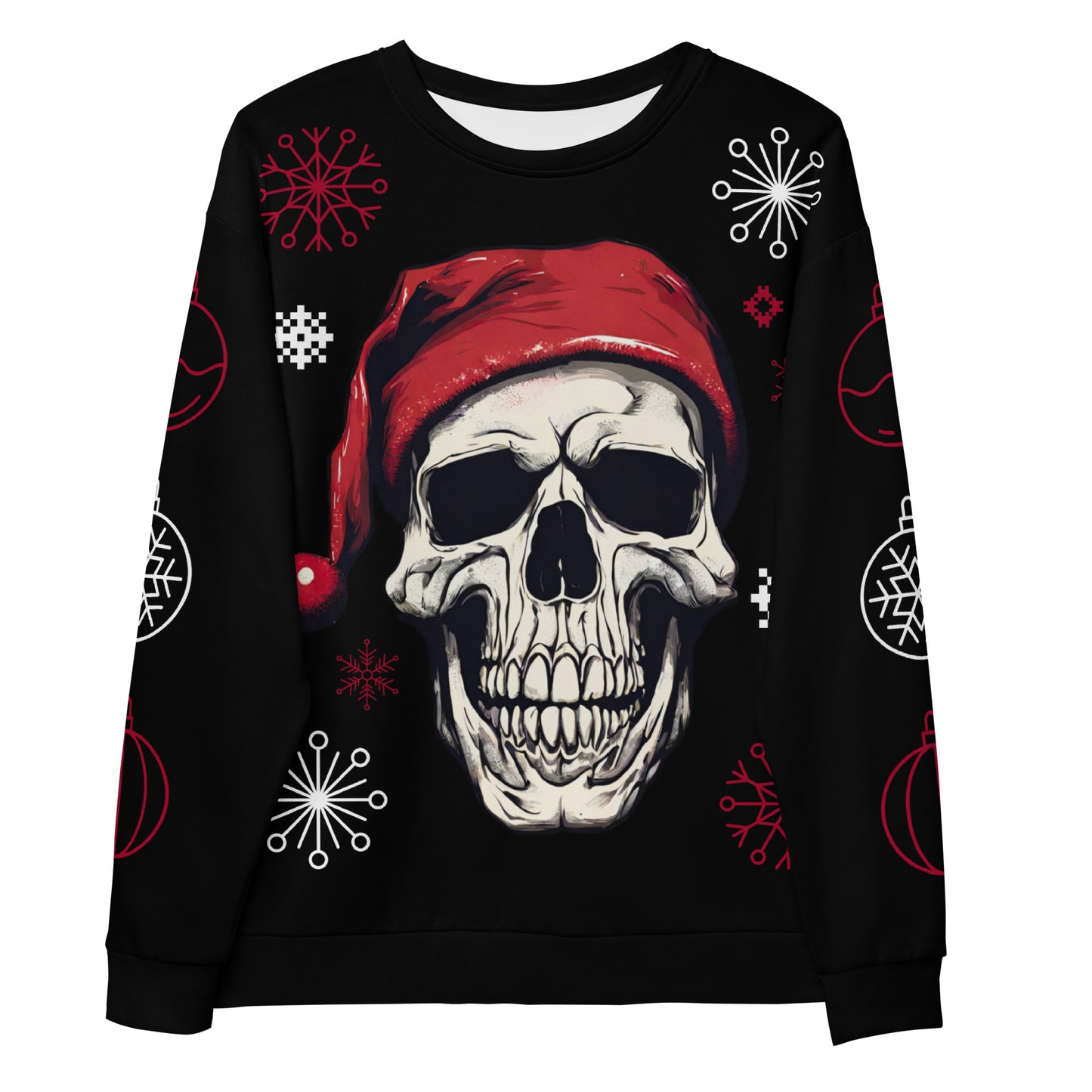 SANTA SKULL UGLY SWEATSHIRT