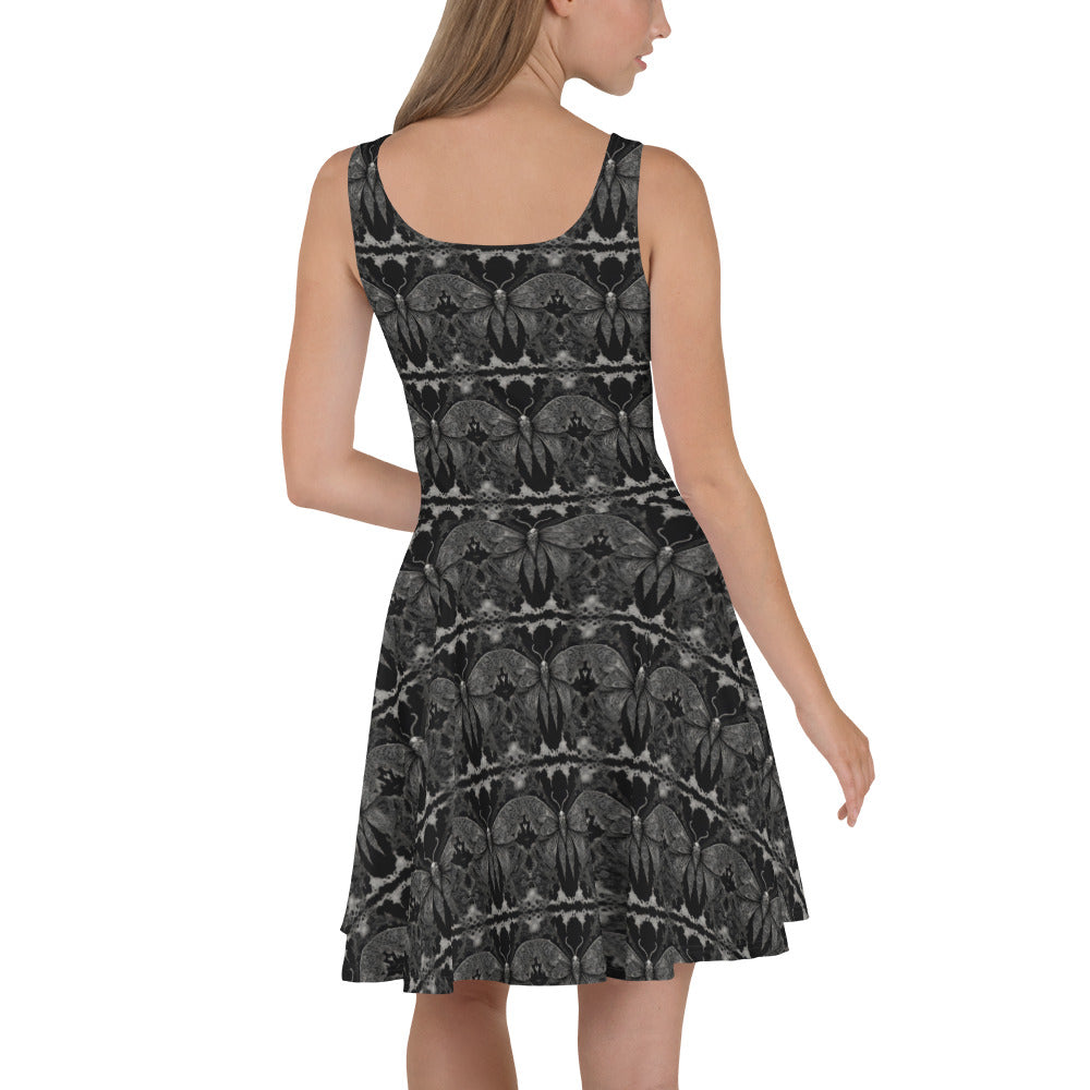 MOTH & LACE FLARED DRESS