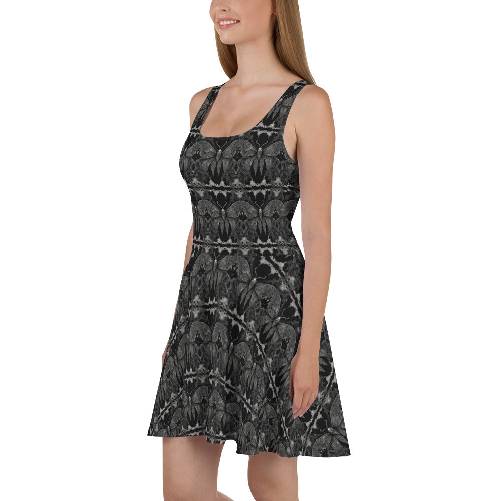 MOTH & LACE FLARED DRESS