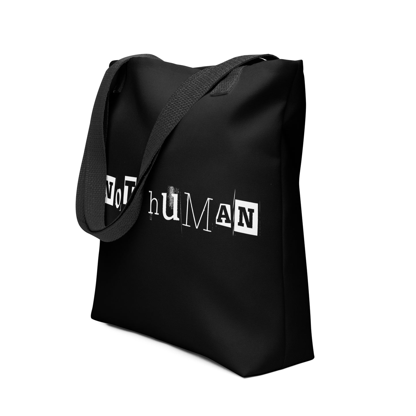 NOT HUMAN TOTE BAG