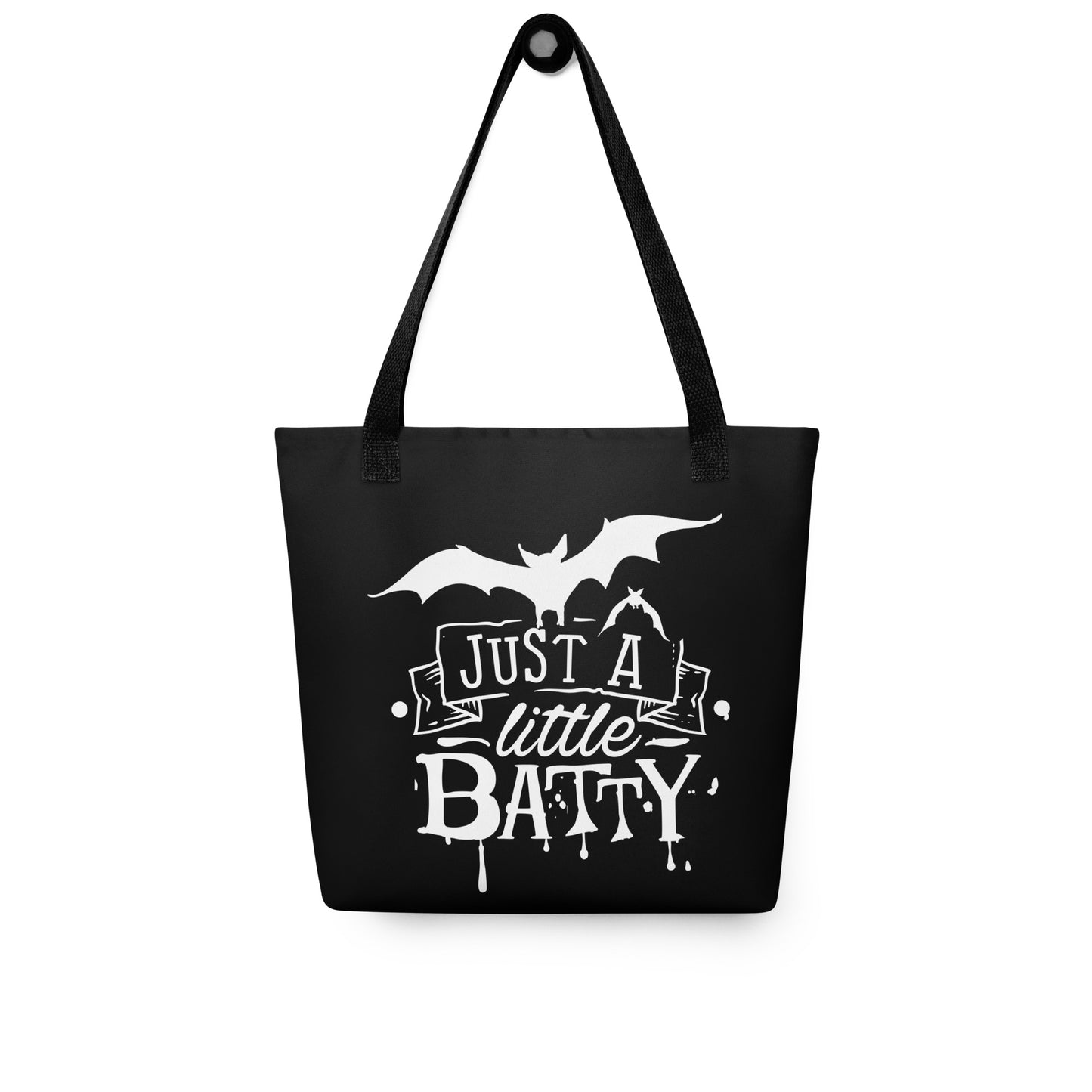 JUST A LITTLE BATTY TOTE BAG