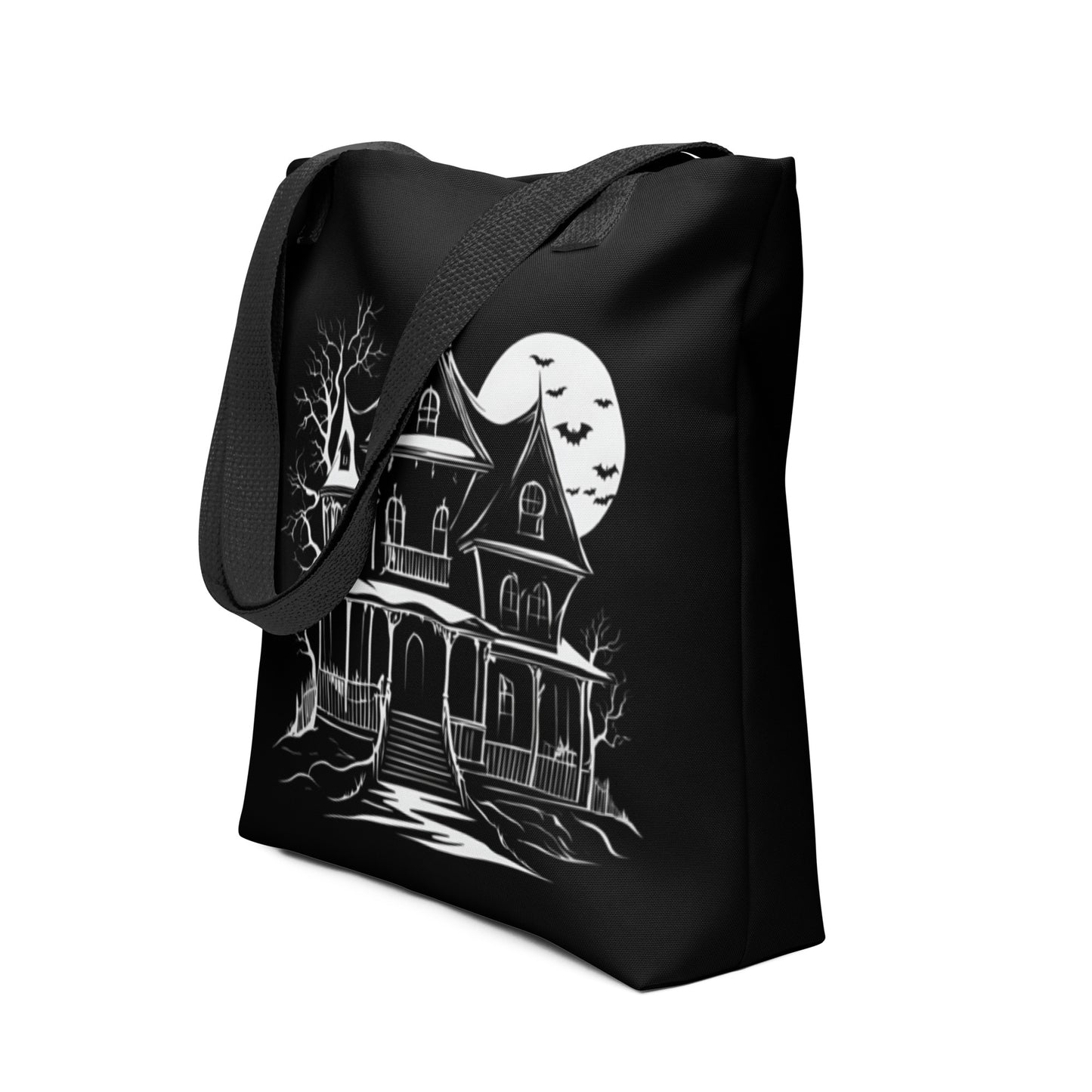 HAUNTED HOUSE TOTE BAG