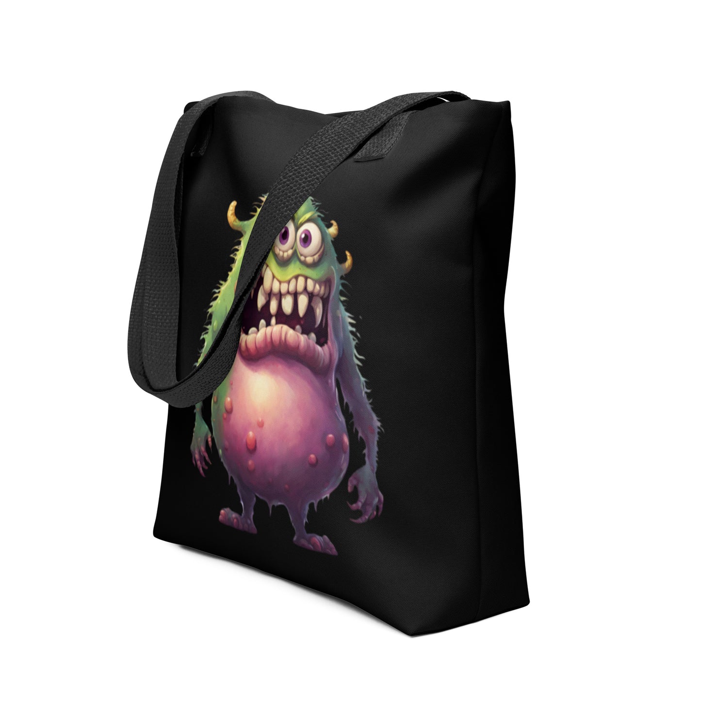 GREEN MONSTER TOTE BAG