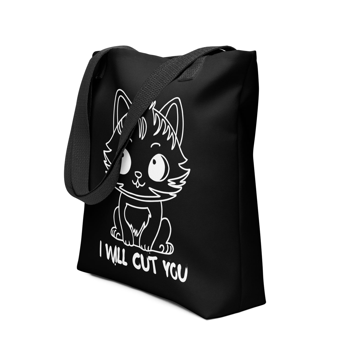 I WILL CUT YOU TOTE BAG