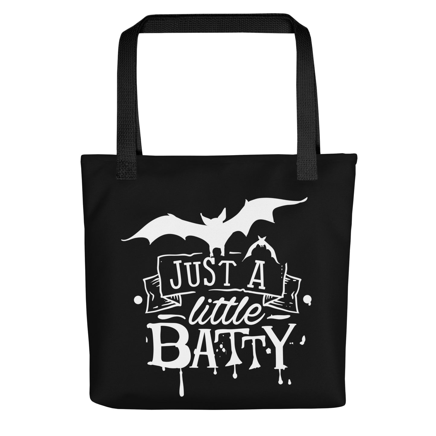 JUST A LITTLE BATTY TOTE BAG