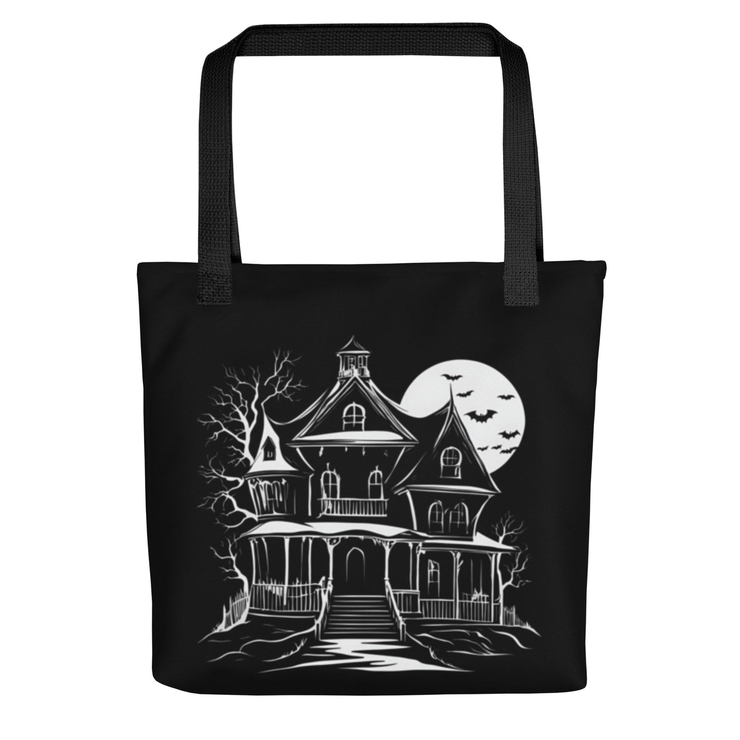 HAUNTED HOUSE TOTE BAG