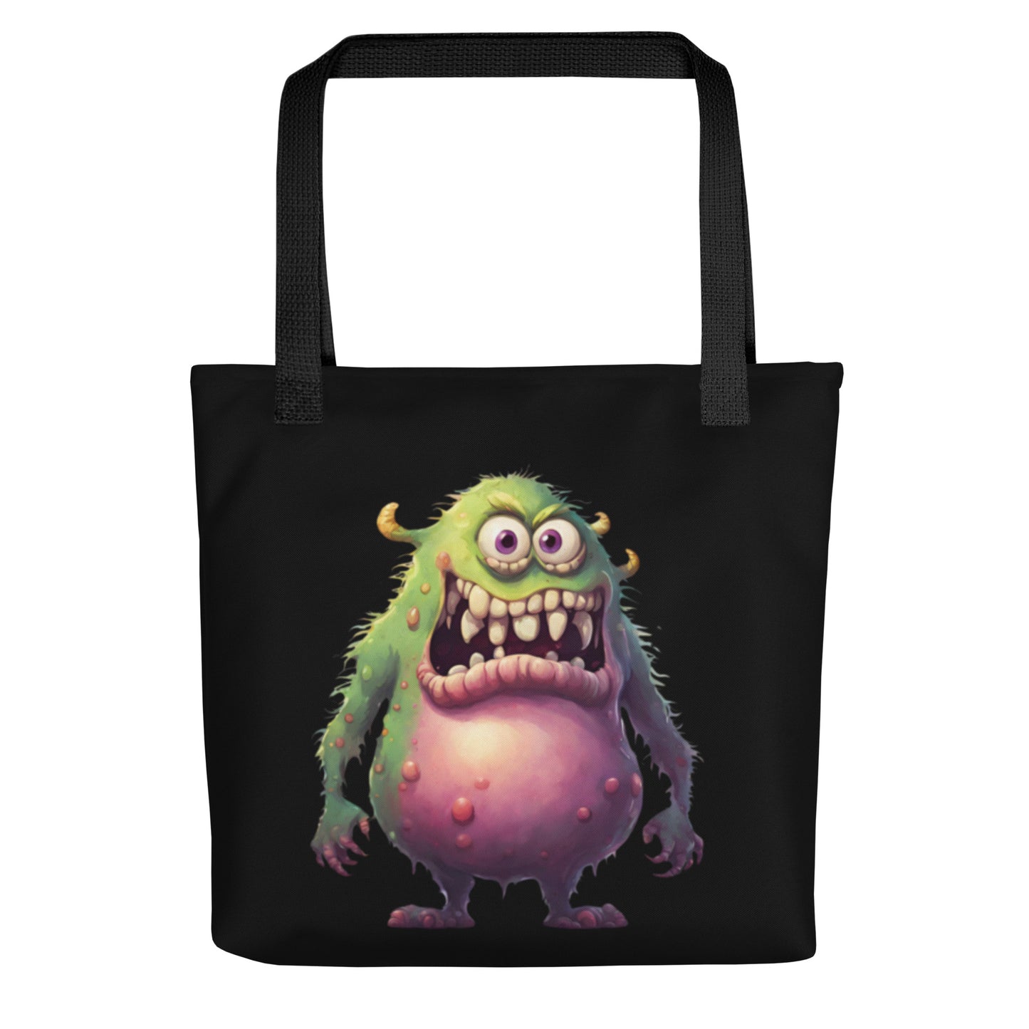 GREEN MONSTER TOTE BAG