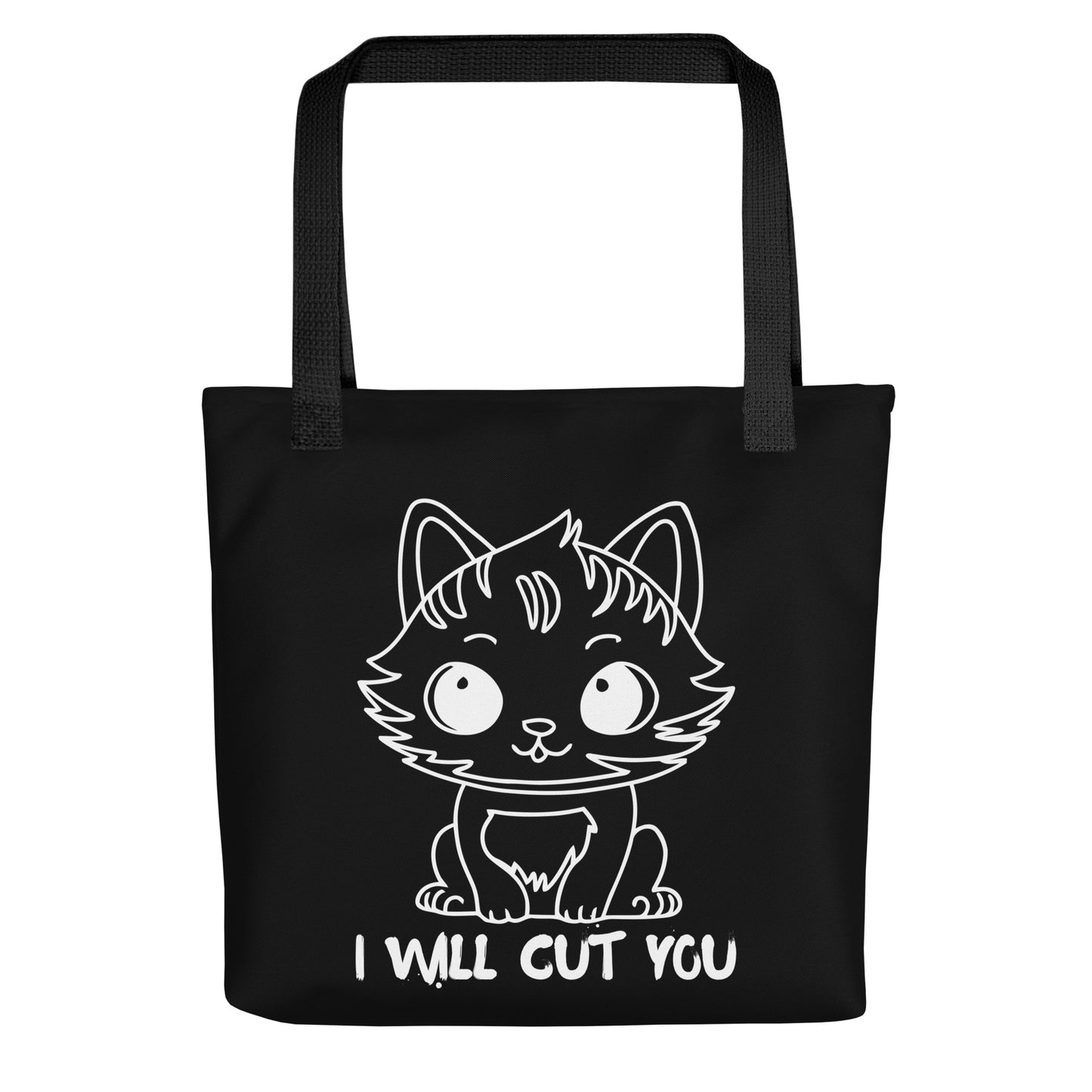 I WILL CUT YOU TOTE BAG
