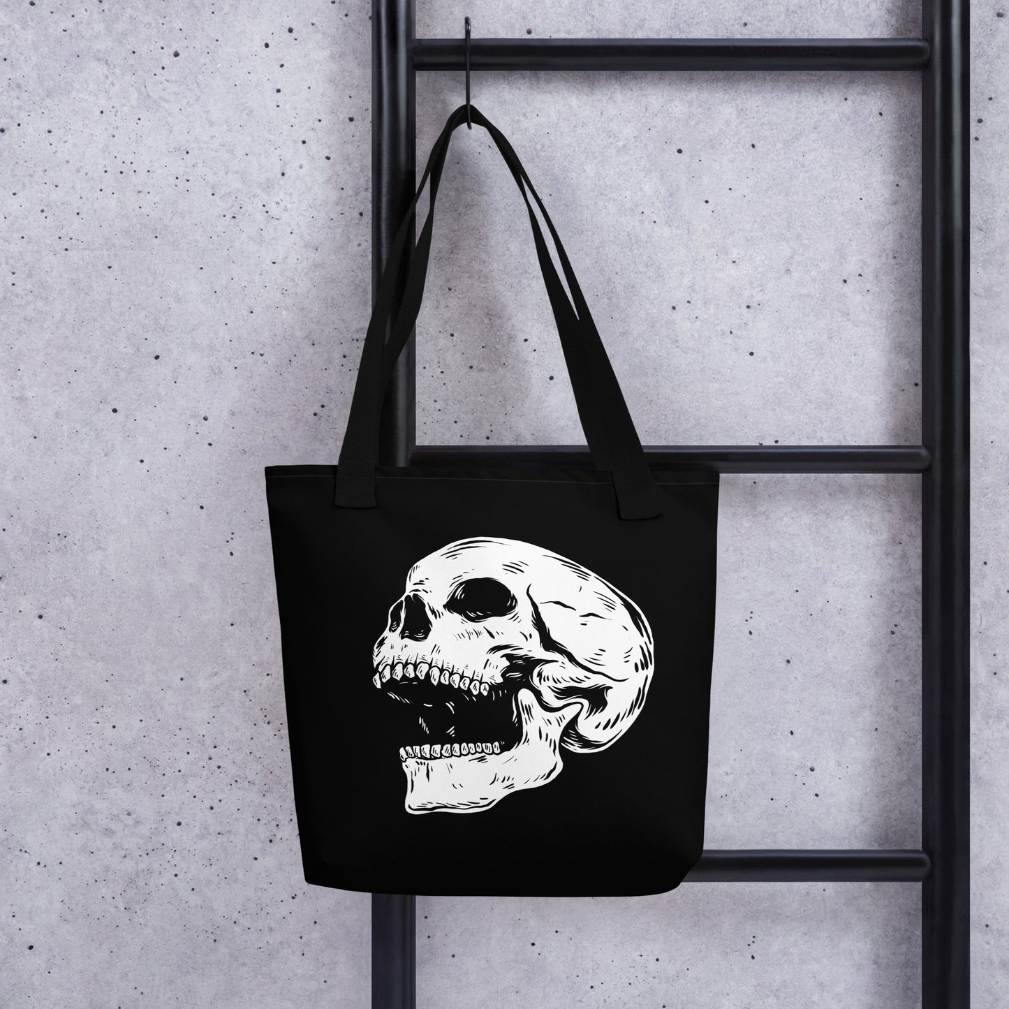 SCREAMING SKULL TOTE BAG