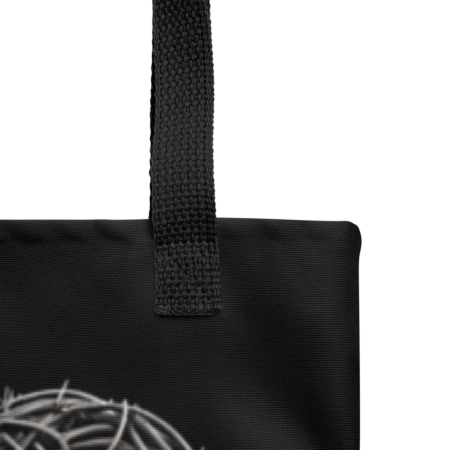 BARBED WIRE HEART TOTE BAG