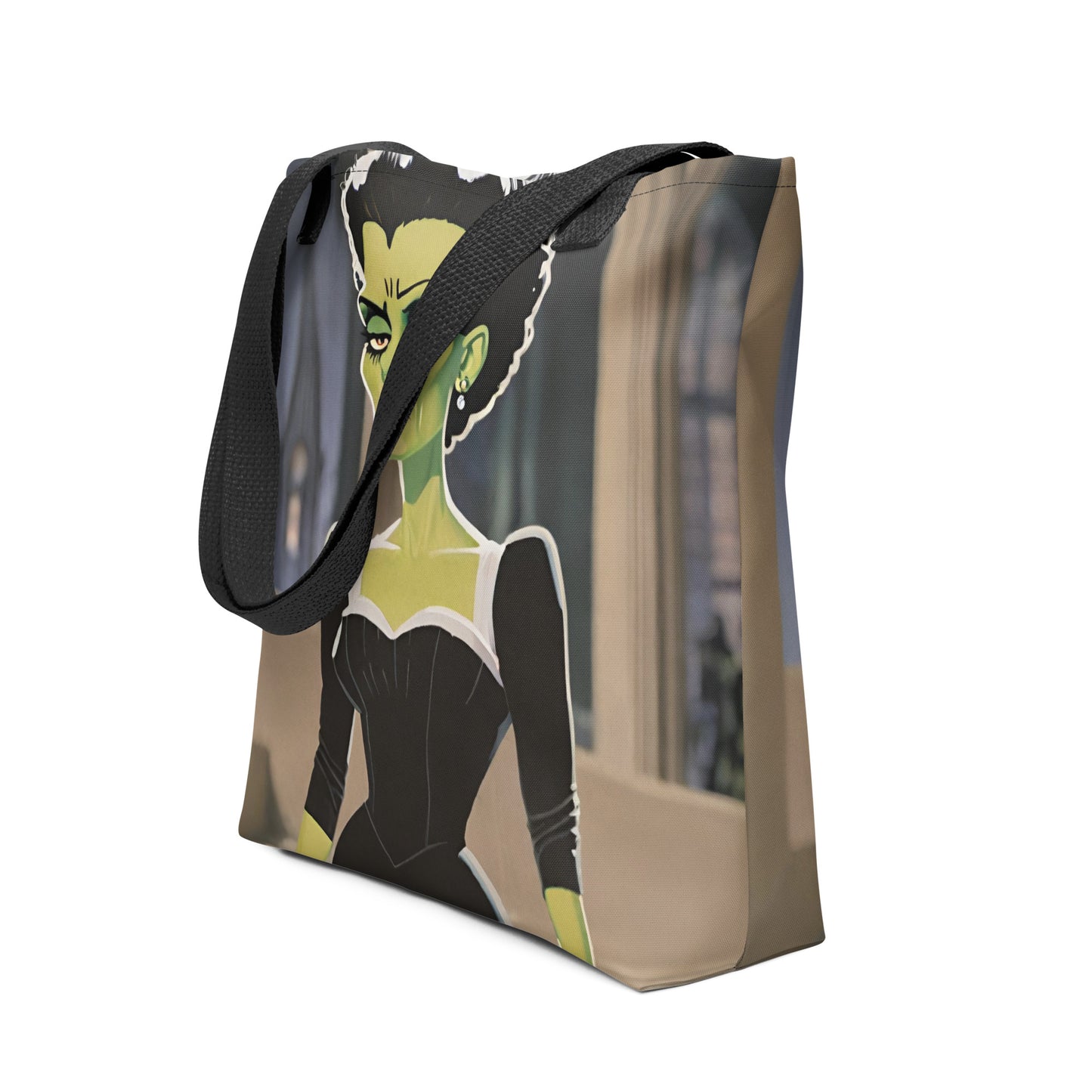 BLACK DRESS TOTE BAG