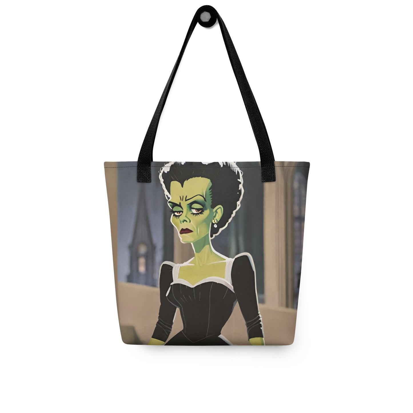BLACK DRESS TOTE BAG