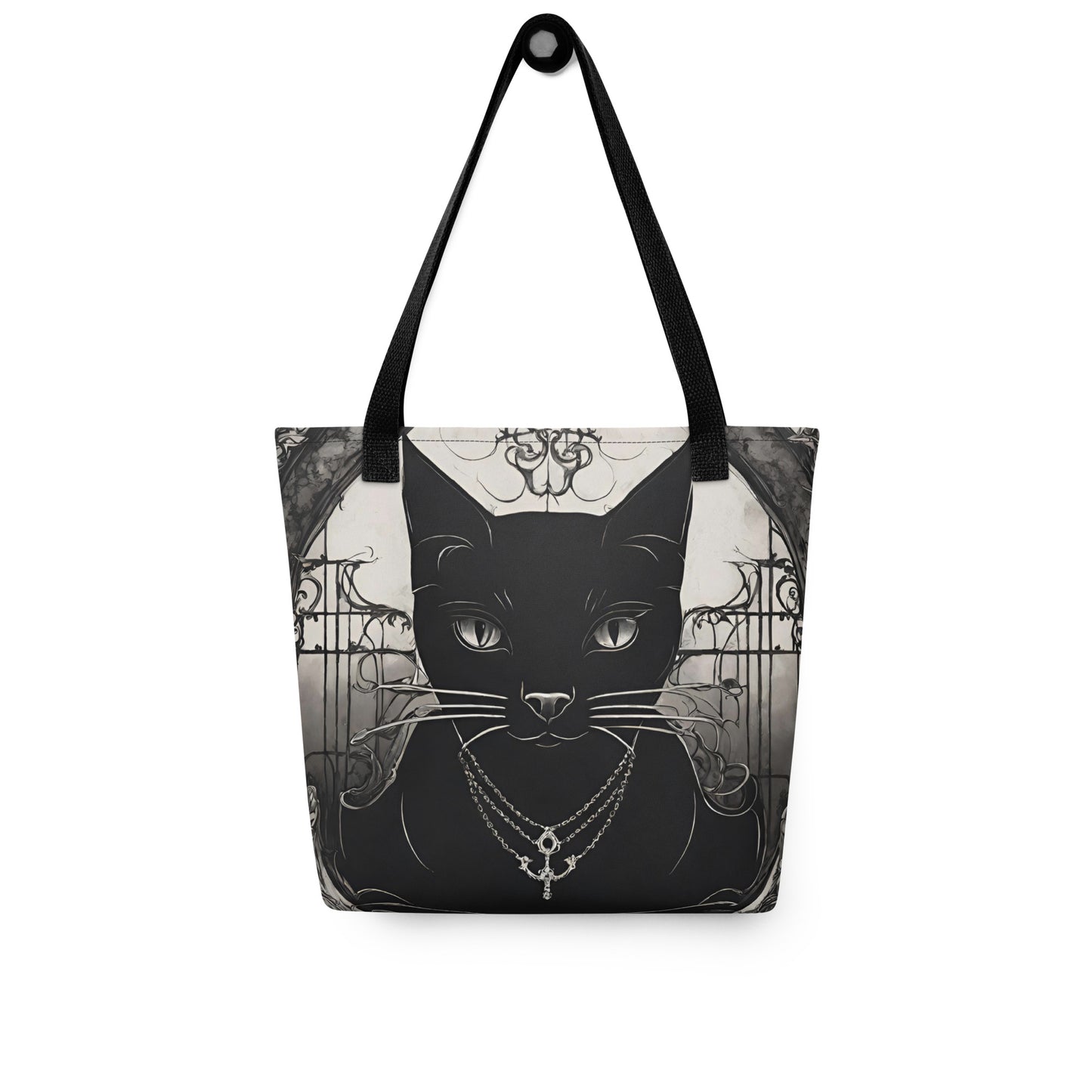 BLACK CAT FEVER TOTE BAG