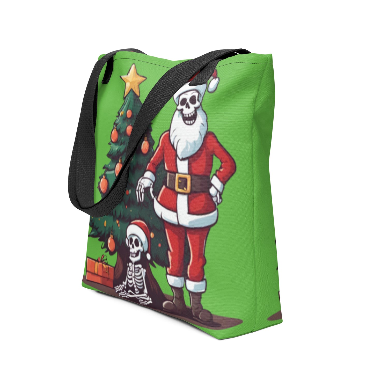 SANTA TREE TOTE BAG