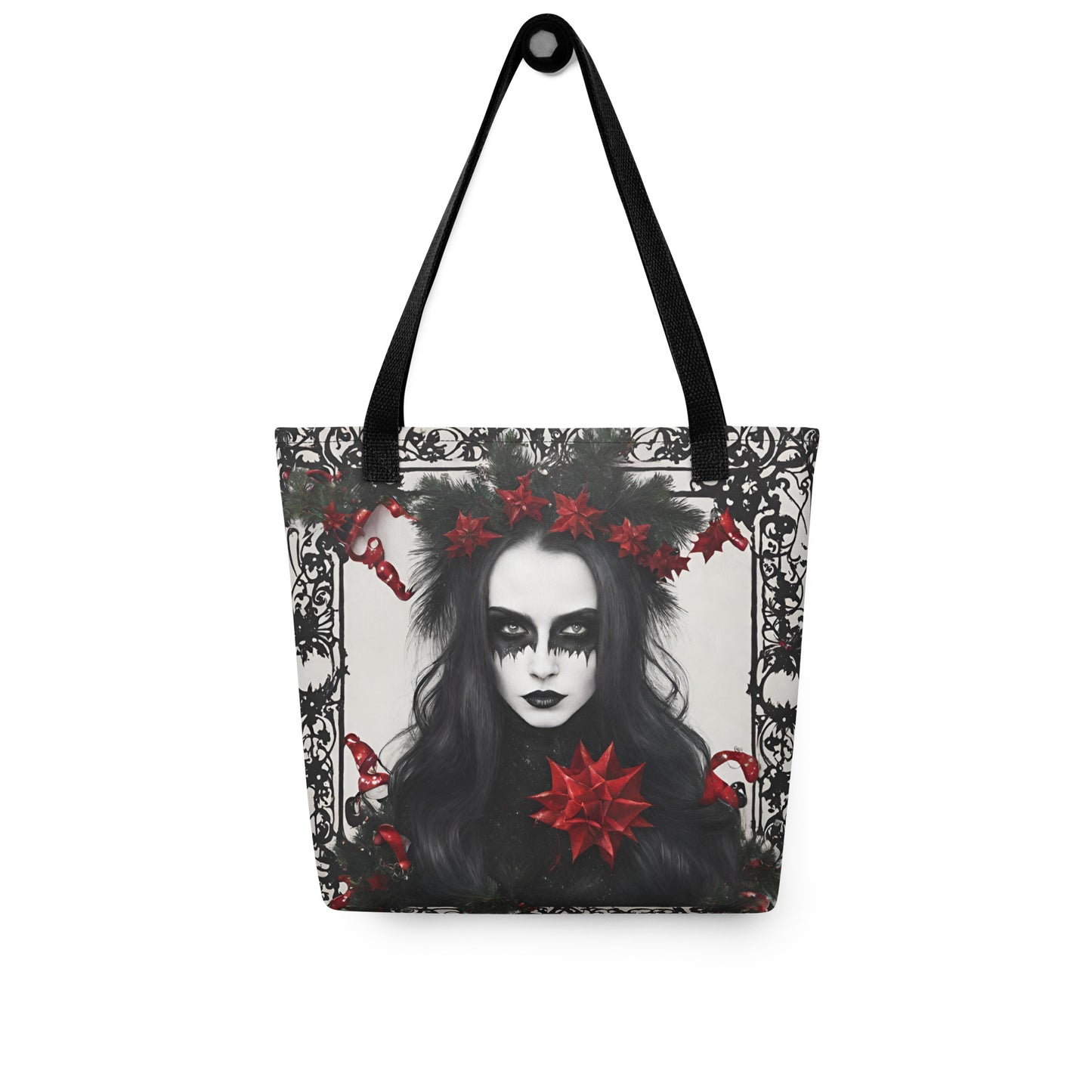 XMAS GOTH GIRL TOTE BAG