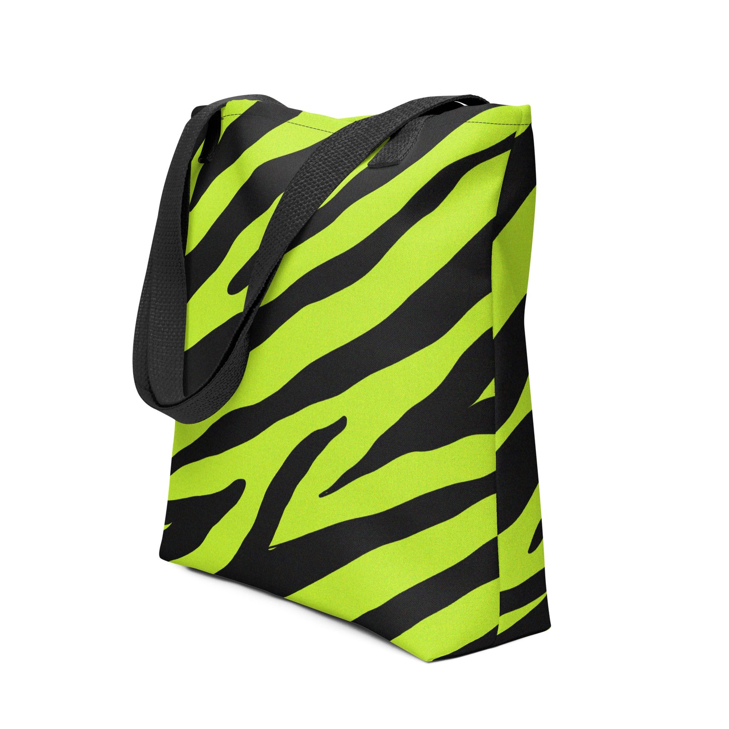 YELLOW ZEBRA TOTE BAG