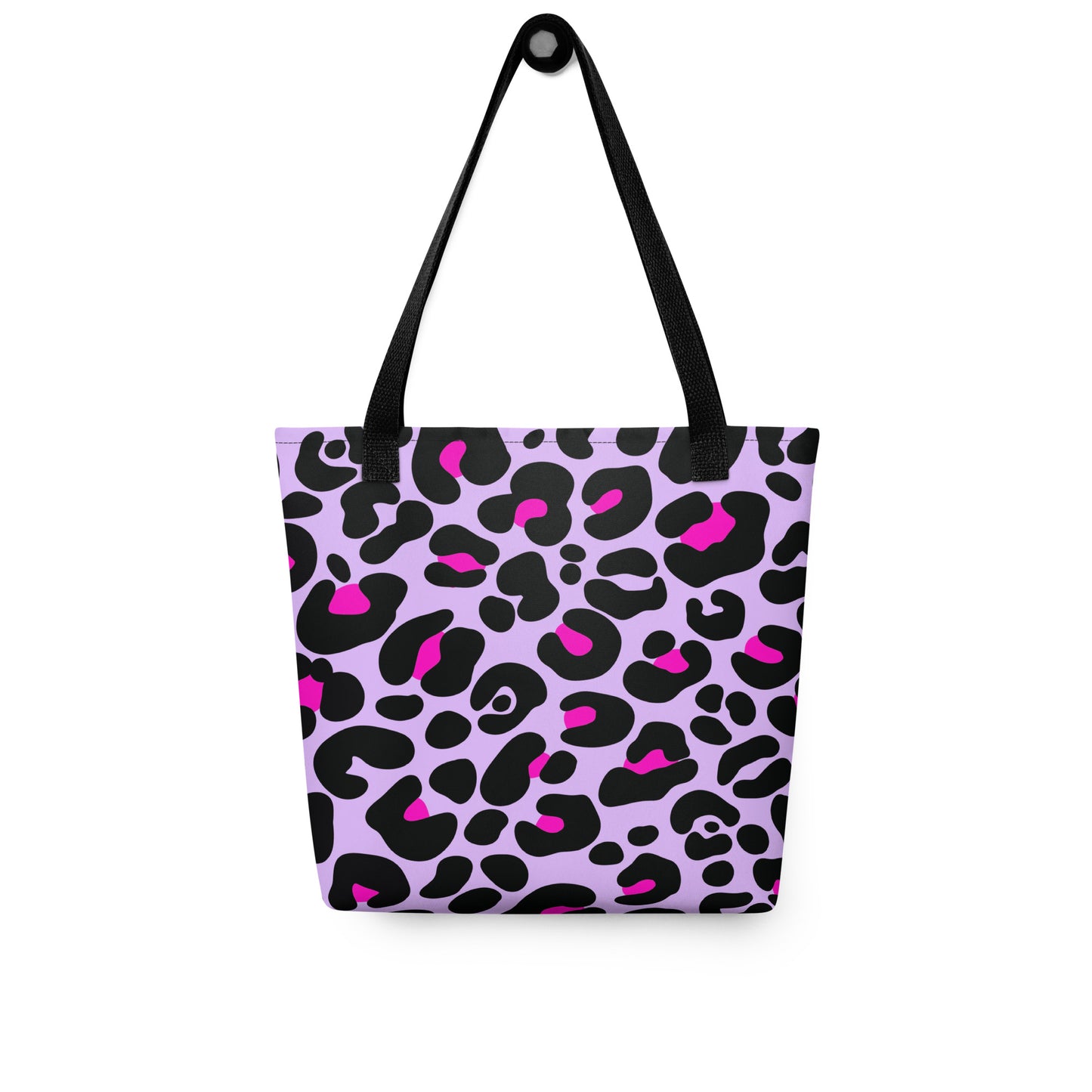 PINK & PURPLE LEOPARD TOTE BAG