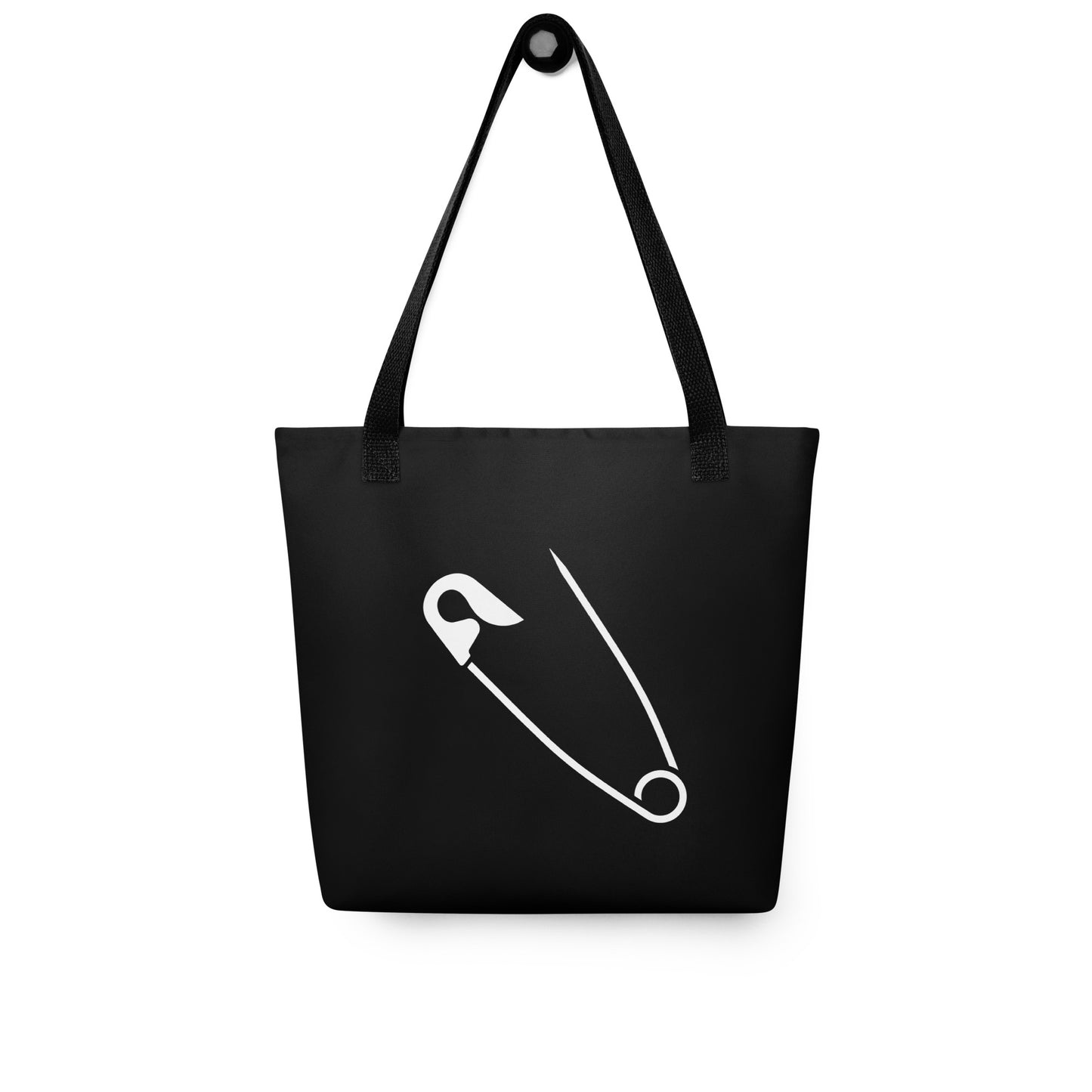 SAFETY PIN TOTE BAG