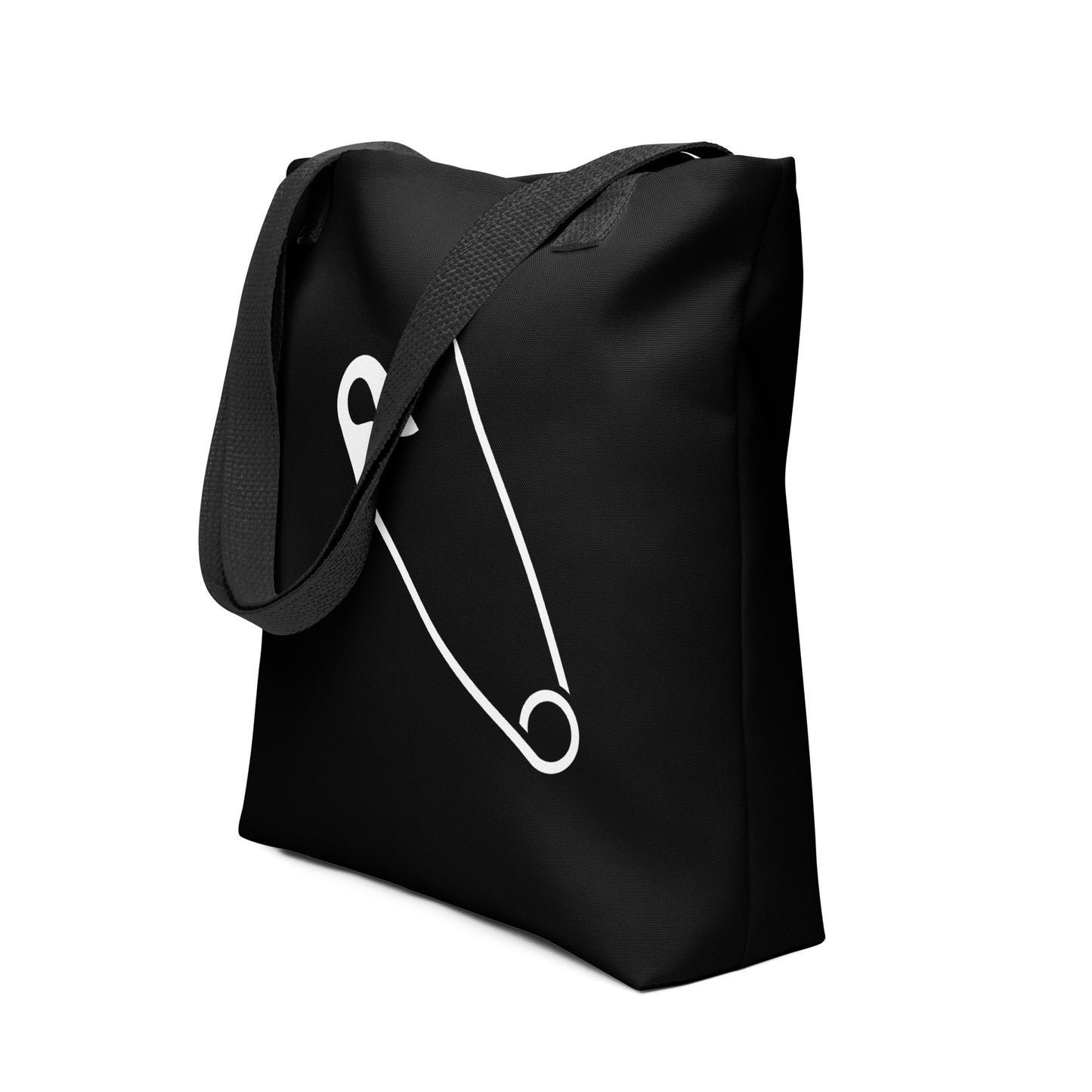 SAFETY PIN TOTE BAG