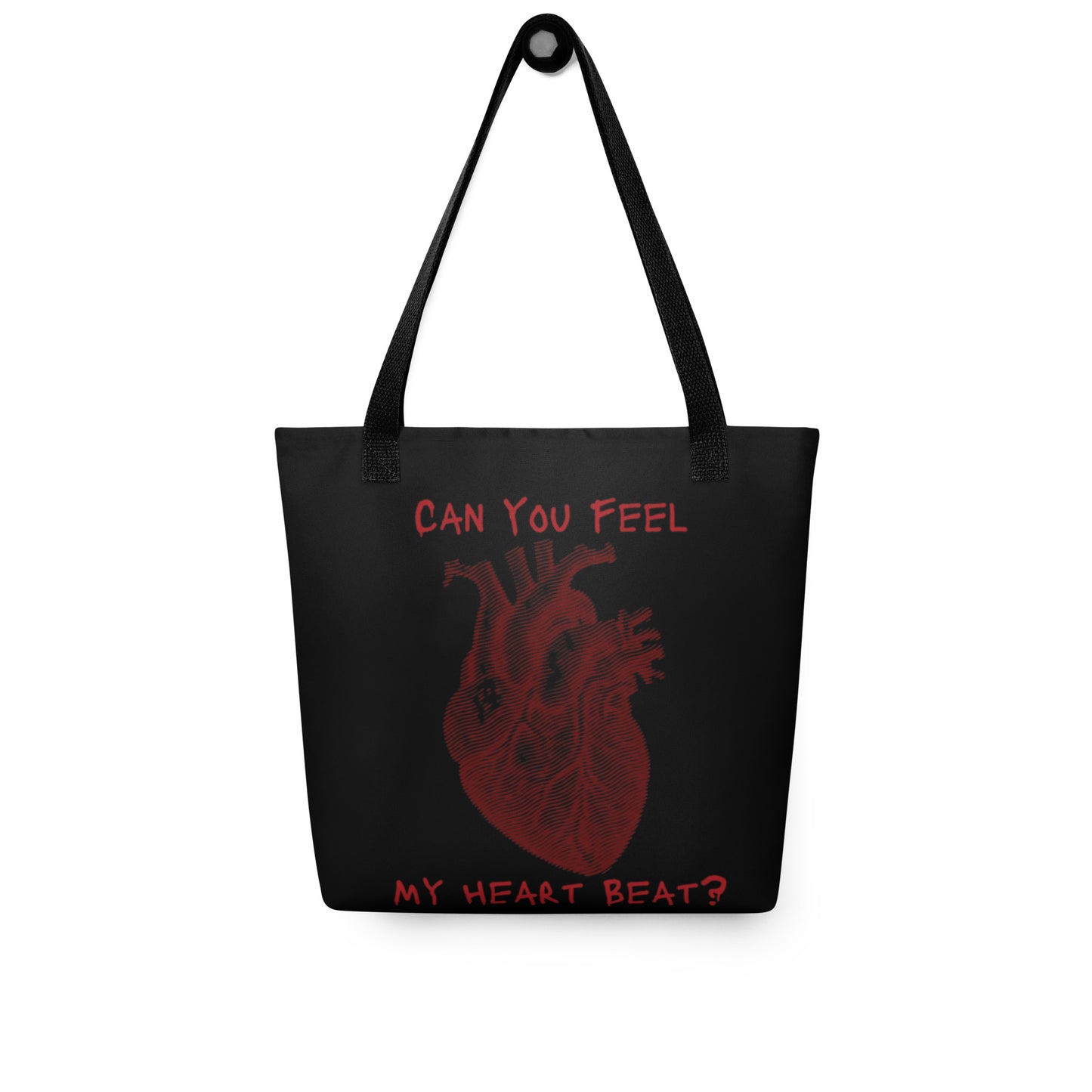 CAN YOU FEEL MY HEART BEAT TOTE BAG