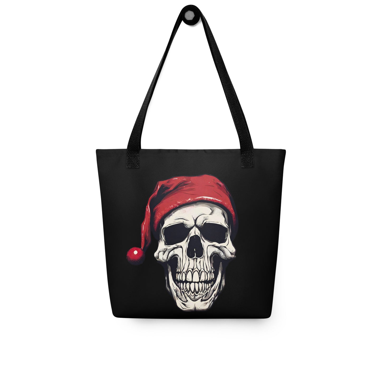 SANTA SKULL TOTE BAG