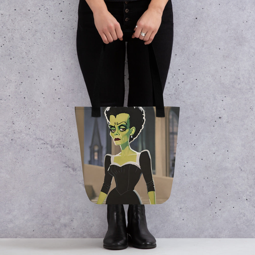 BLACK DRESS TOTE BAG