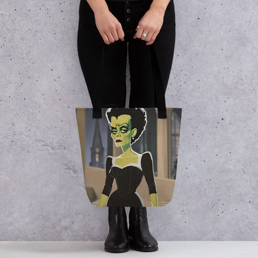 BLACK DRESS TOTE BAG