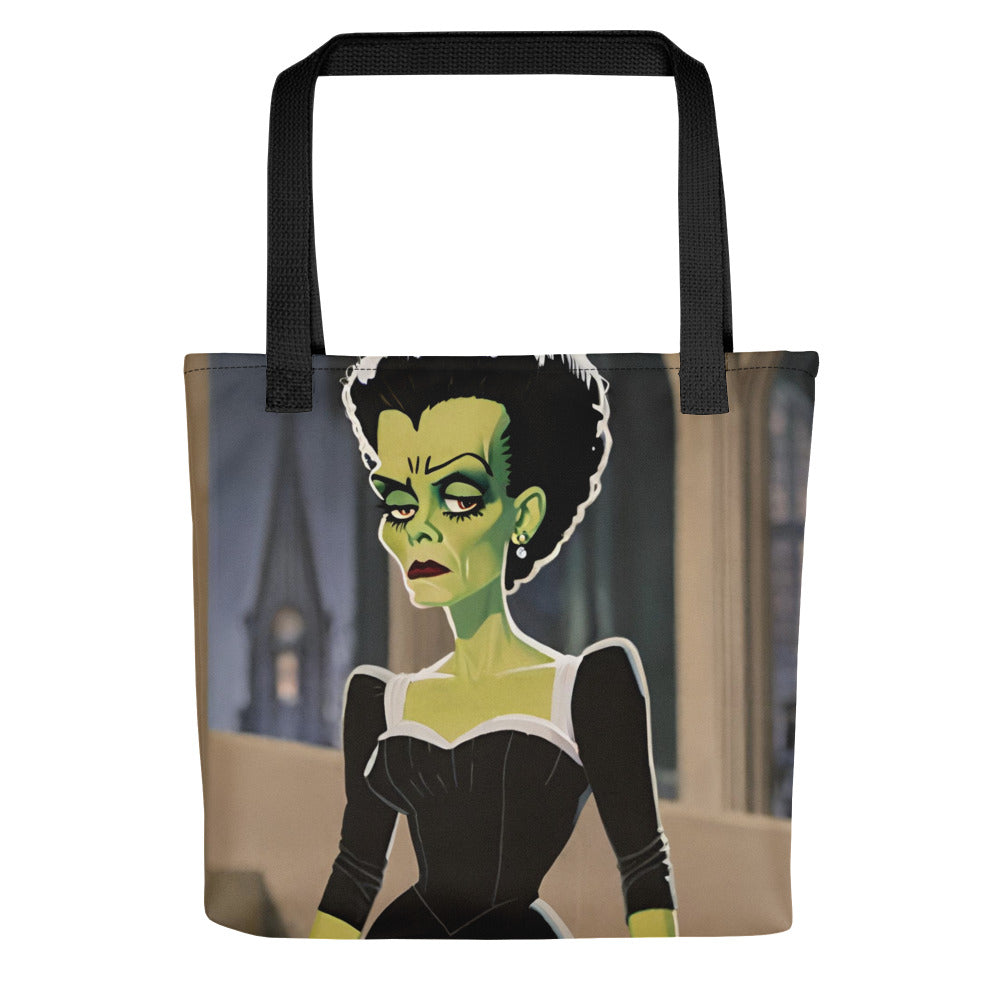 BLACK DRESS TOTE BAG