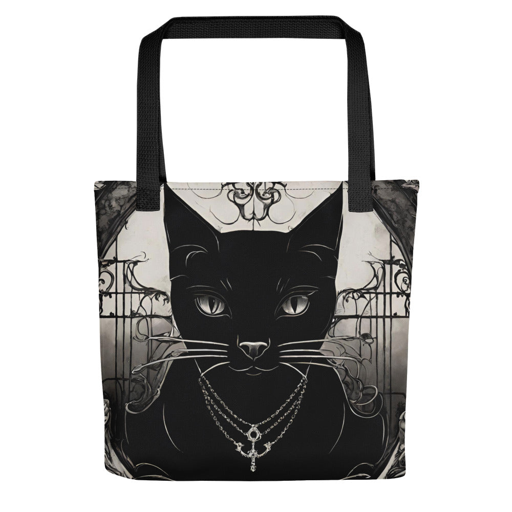 BLACK CAT FEVER TOTE BAG