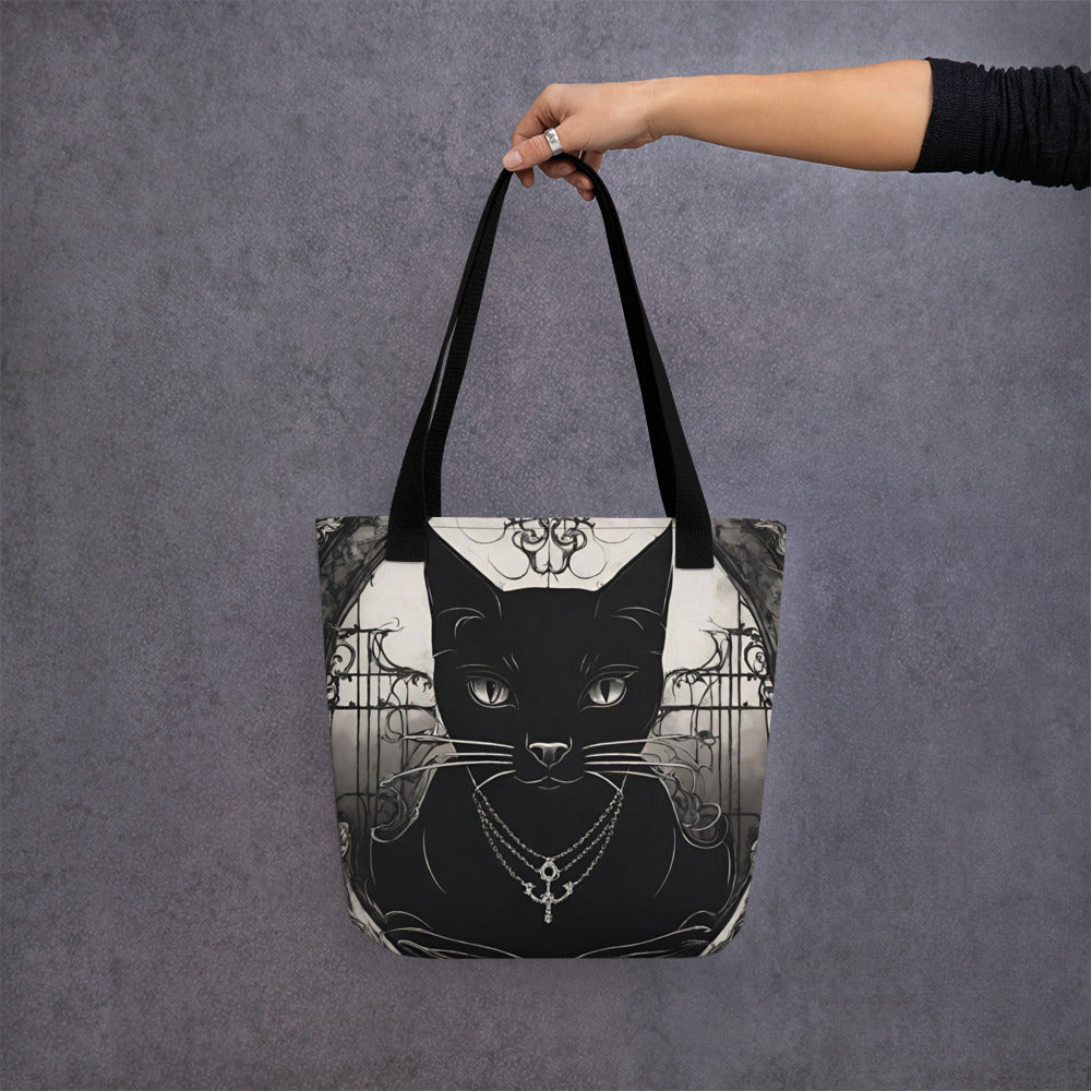 BLACK CAT FEVER TOTE BAG