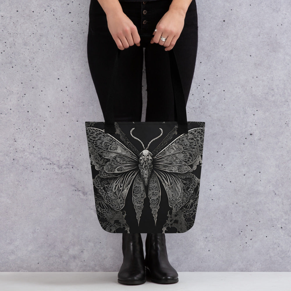 MOTH & LACE TOTE BAG