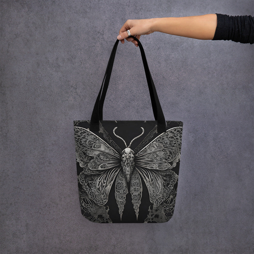 MOTH & LACE TOTE BAG