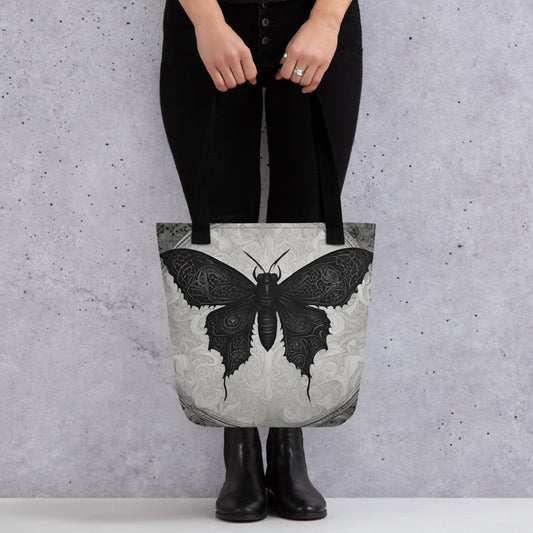 MOTH TO FLAME TOTE BAG