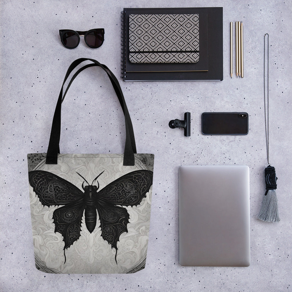 MOTH TO FLAME TOTE BAG