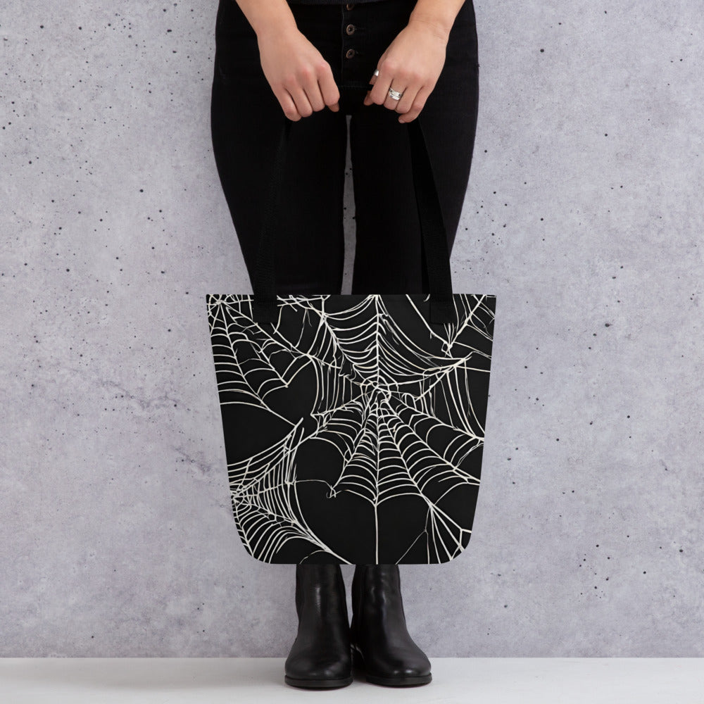 WEB OF LIES TOTE BAG