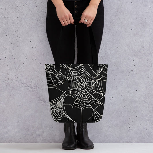 WEB OF LIES TOTE BAG