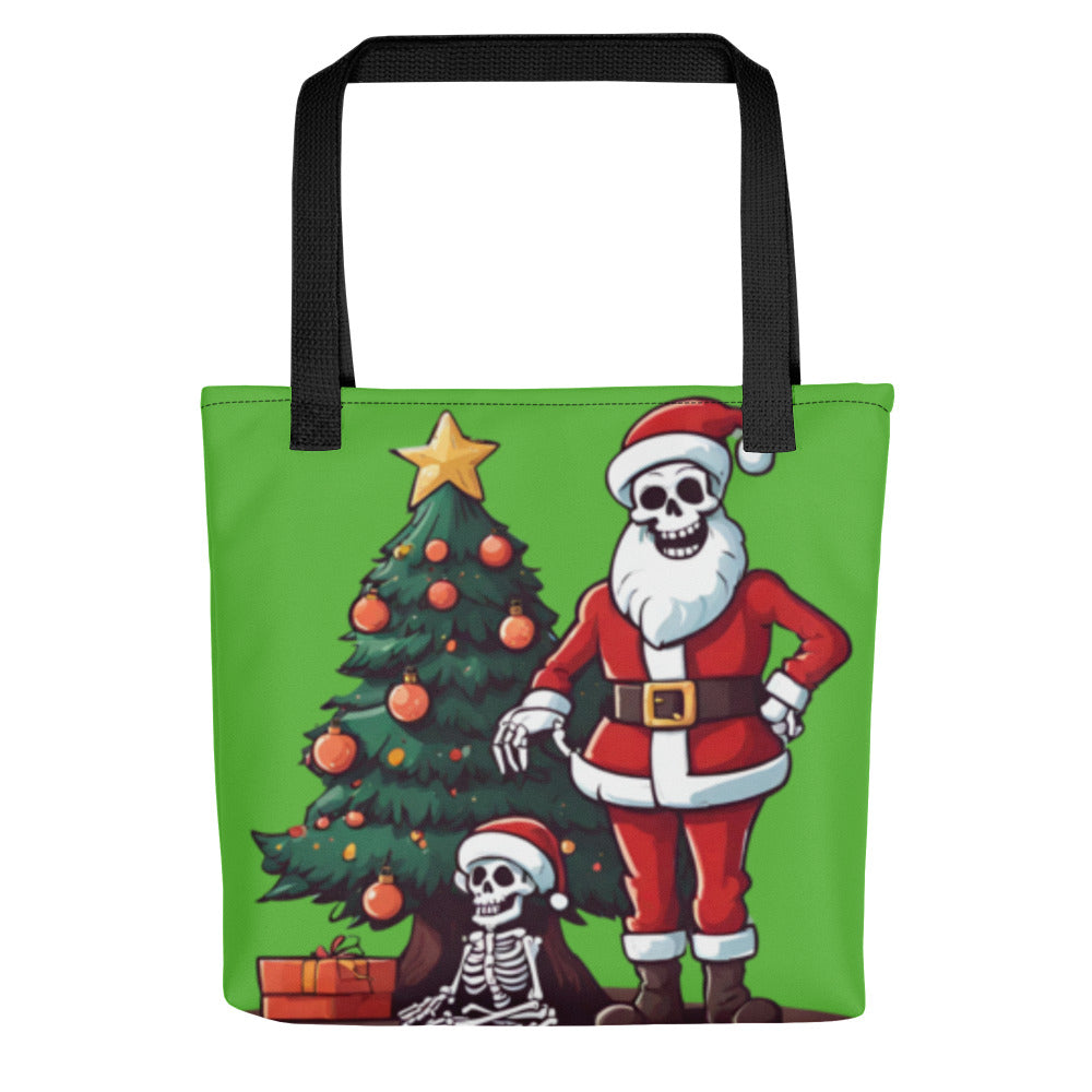 SANTA TREE TOTE BAG