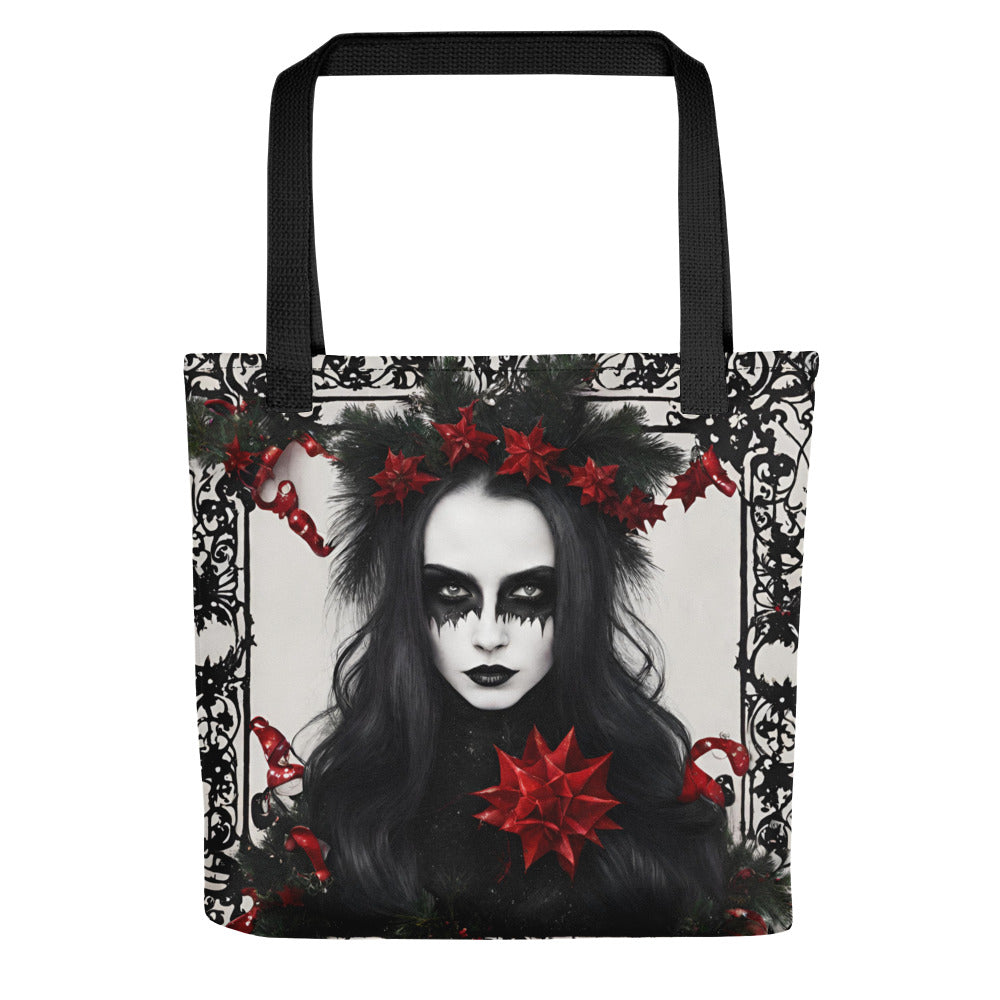 XMAS GOTH GIRL TOTE BAG