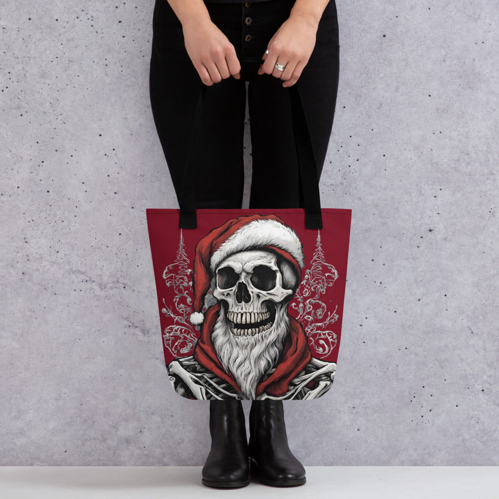 SANTA BEARD TOTE BAG