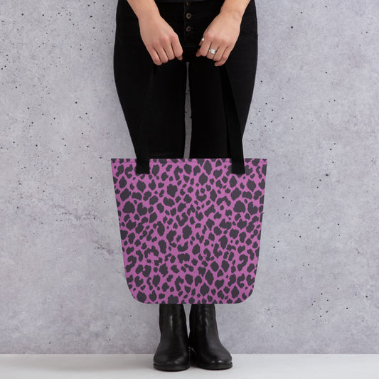 PINK LEOPARD TOTE BAG