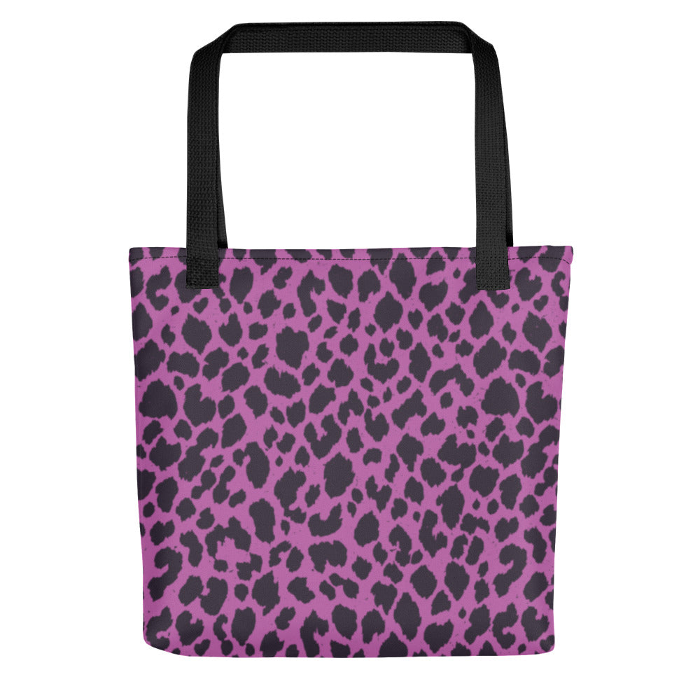 PINK LEOPARD TOTE BAG