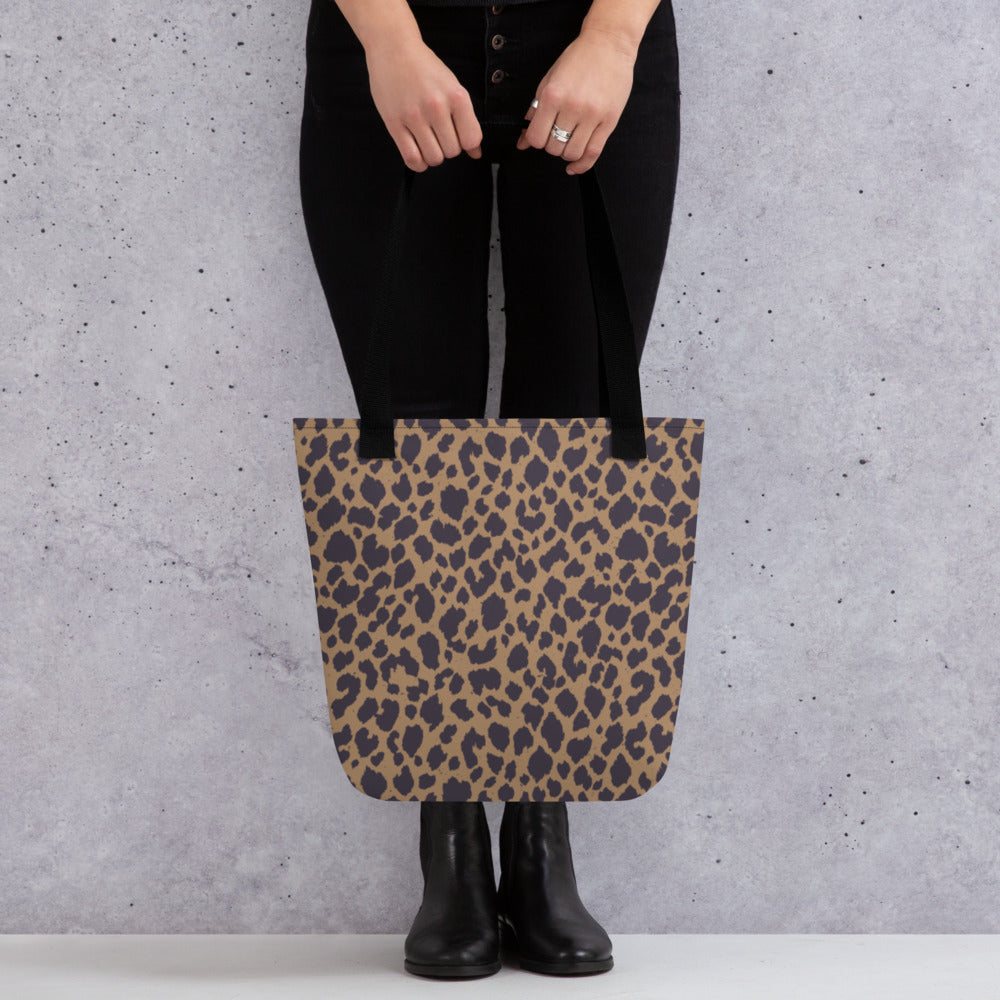 LEOPARD PRINT TOTE BAG