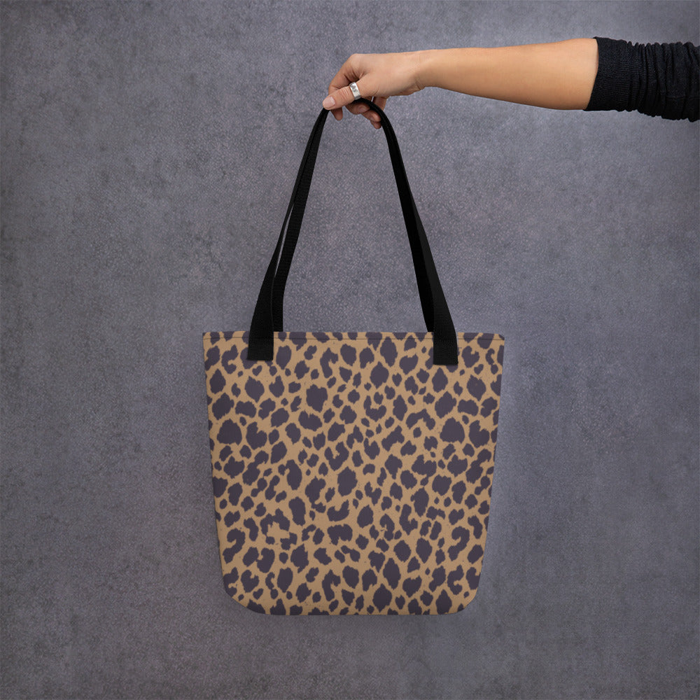 LEOPARD PRINT TOTE BAG