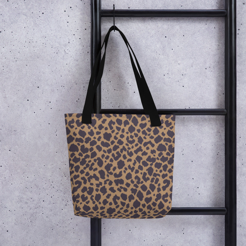 LEOPARD PRINT TOTE BAG