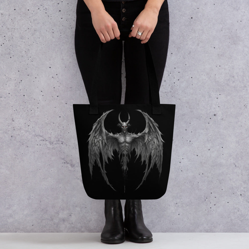 WINGED DEMON TOTE BAG