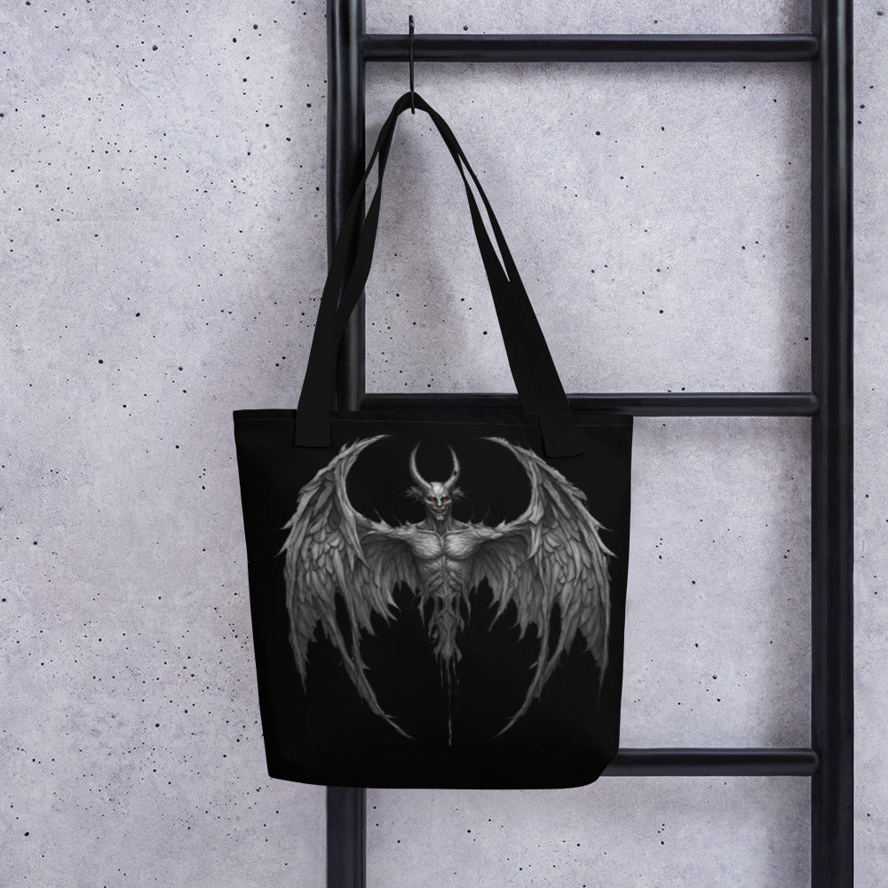 WINGED DEMON TOTE BAG